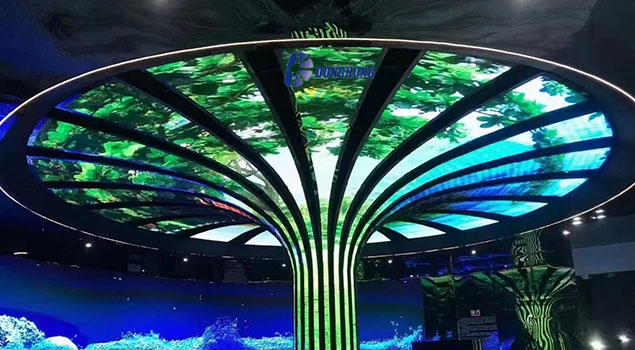 High definition LED displays enhance exhibition center presentations